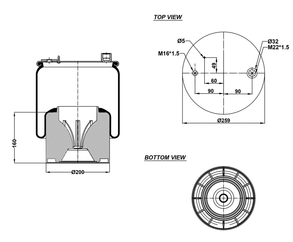 926173-01 KPP SÜSP.KÖRÜĞÜ PLASTİK PİSTONLU