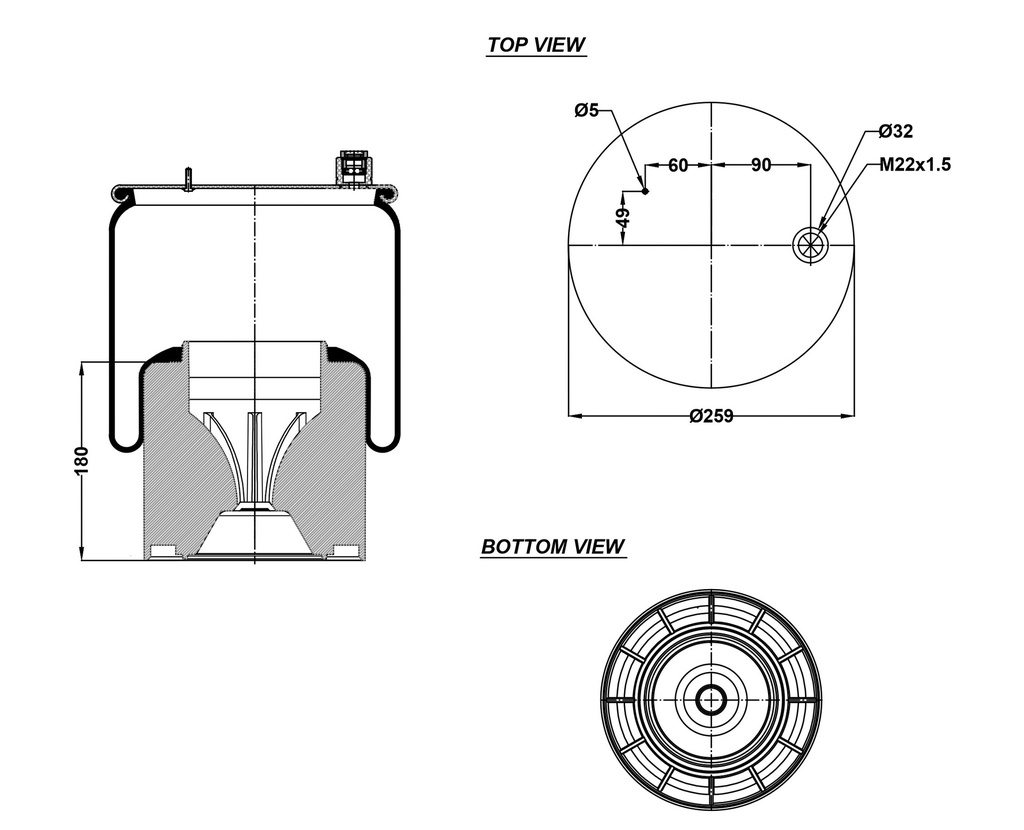 926173-02 KPP SÜSP.KÖRÜĞÜ PLASTİK PİSTONLU
