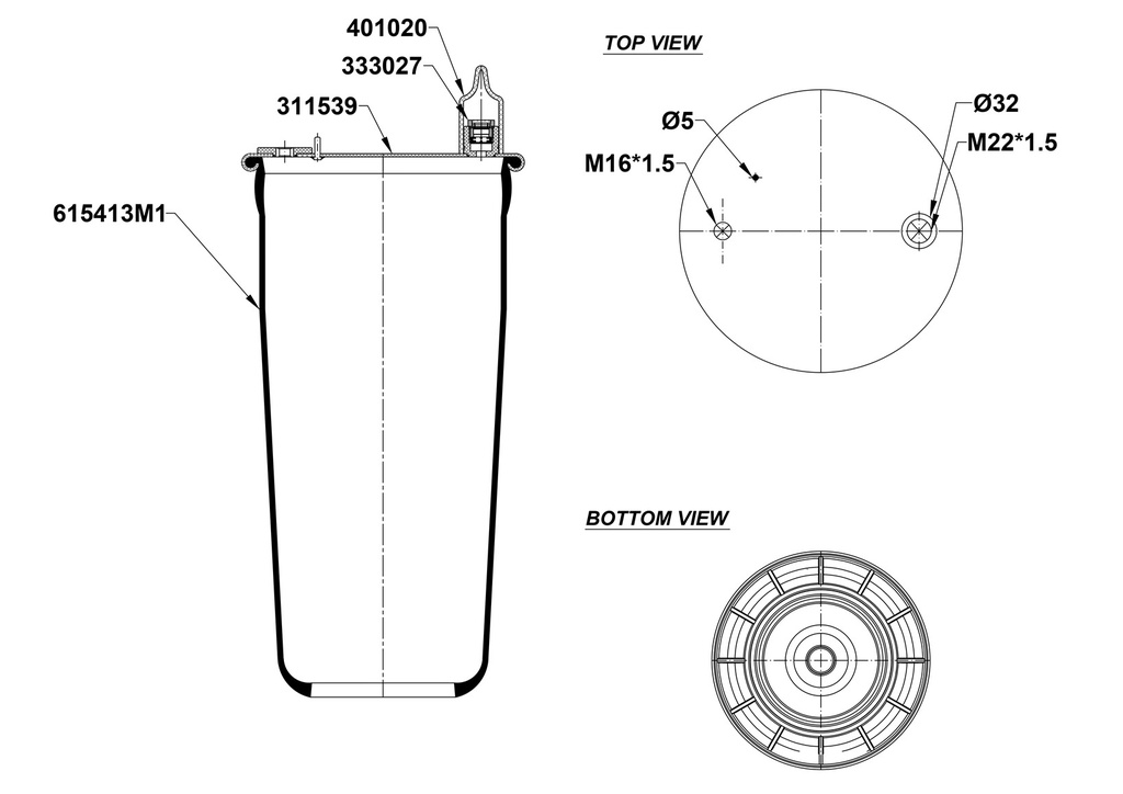 926173-01  SÜSP.KÖRÜĞÜ PİSTONSUZ