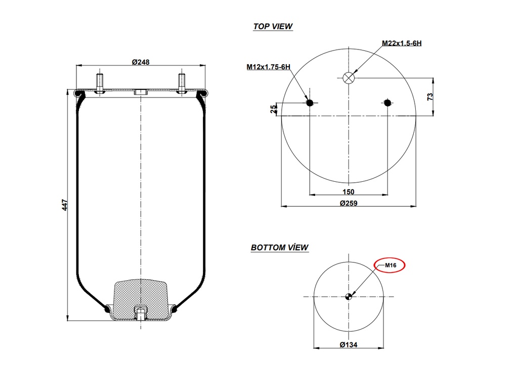 924022-02 S Service Assembly M16 (4022-02)