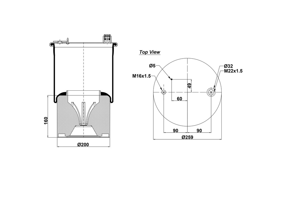 926122-03 SÜSP.KÖRÜĞÜ PLASTİK PİSTONLU (6122-03 CPP)