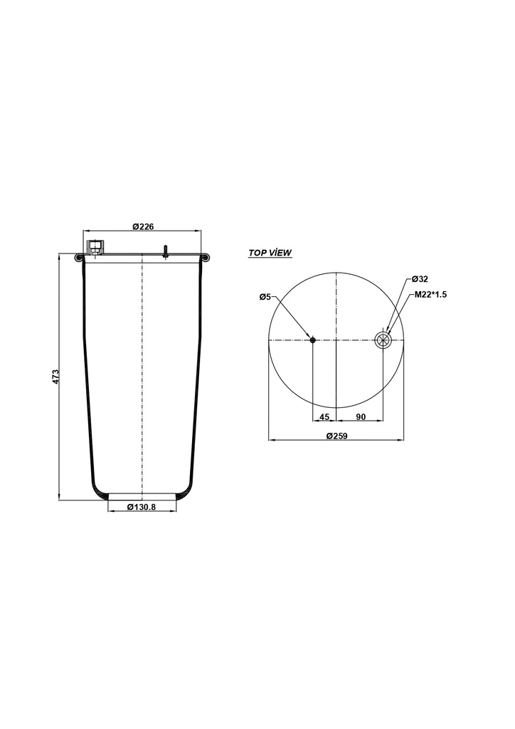 926122 P SÜSP.KÖRÜĞÜ PİSTONSUZ