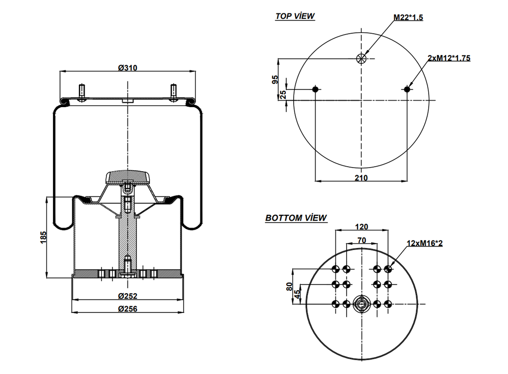 92881.01F K SÜSP.KÖRÜĞÜ PİSTONLU