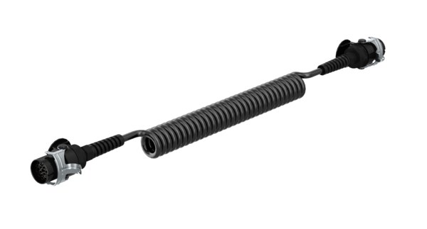 TRAILER ELECTRICAL واير (15P/24V, ISO12098, ADR, 3-5 METRE)