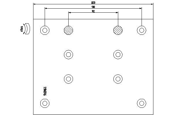 FREIN LINING KIT MAN