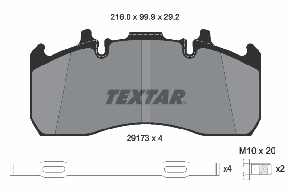 BRAKE PAD SET RENAULT