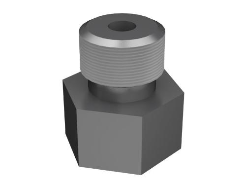 3/8-24 قلاووظ HEX-إدارة PLUG