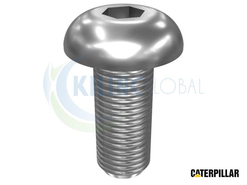 M5-0.8 X 12MM ROUNDED PAN CULATA INTERNAL HEX TORNILLO