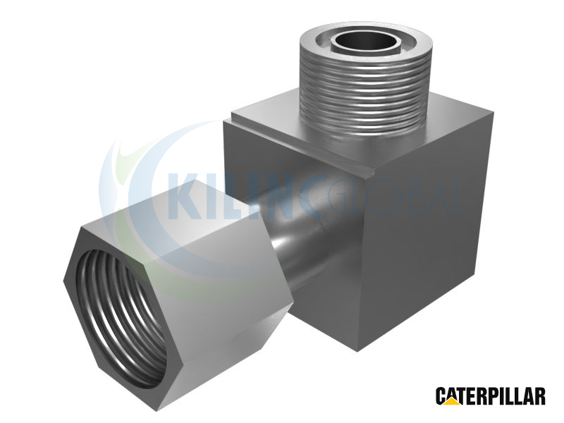 13/16-16 X 13/16-16 Thread 90-Degree Elbow Adapter