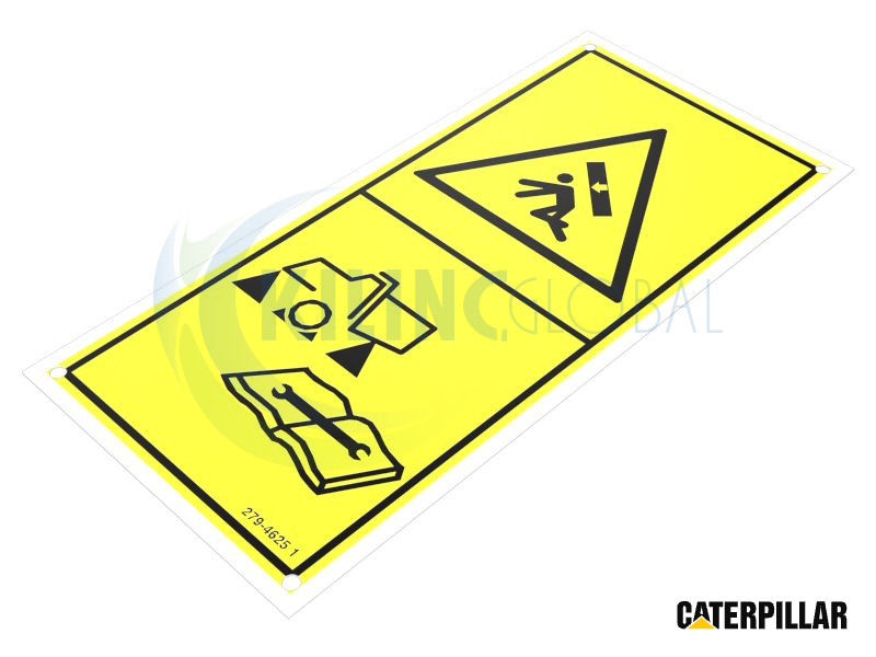 170MM LARGO WARNING PLACA