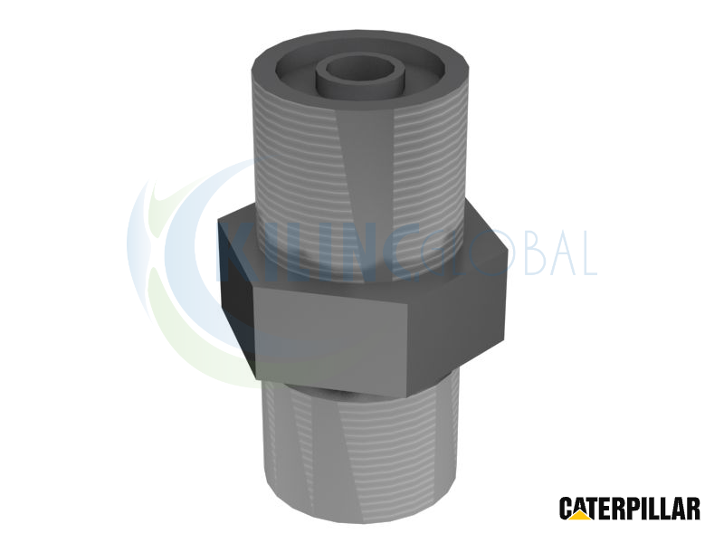 17.46mm Hexagonal Plate Steel Straight Adapter