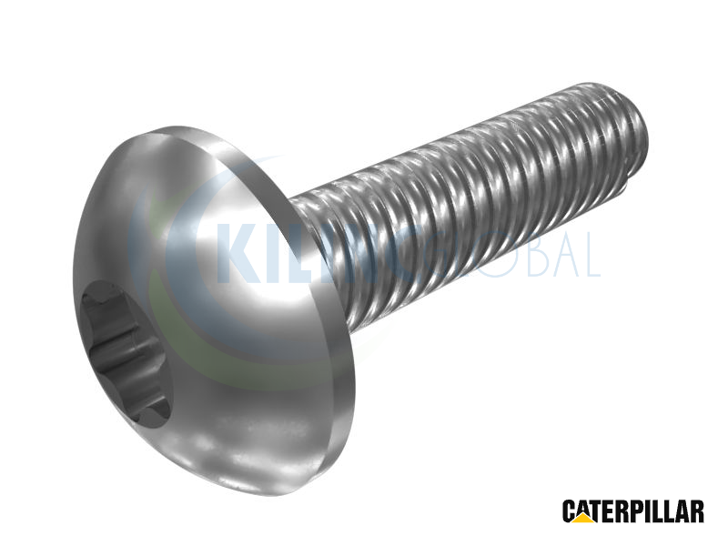 M6-1 x 25mm Rounded Pan Head Hexalobular Screw