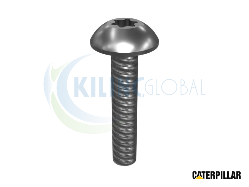 M6-1 X 30MM ROUNDED PAN رأس HEXALOBULAR برغي