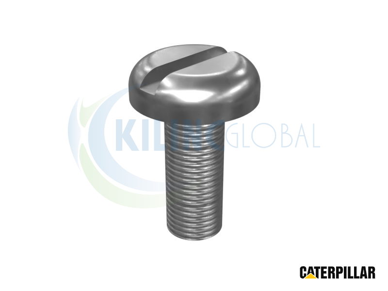 M2.5-0.45 X 6MM ROUNDED PAN رأس SLOTTED برغي