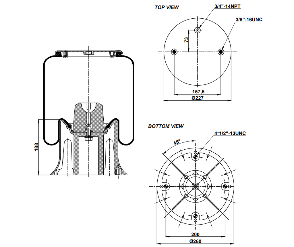 924159-06 CPP COUSSIN D'AIR PISTON PLASTIQUE