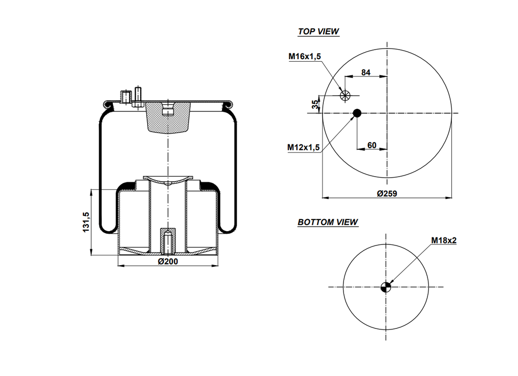 924883 C LUCHTBALG MET STALEN ZUIGER