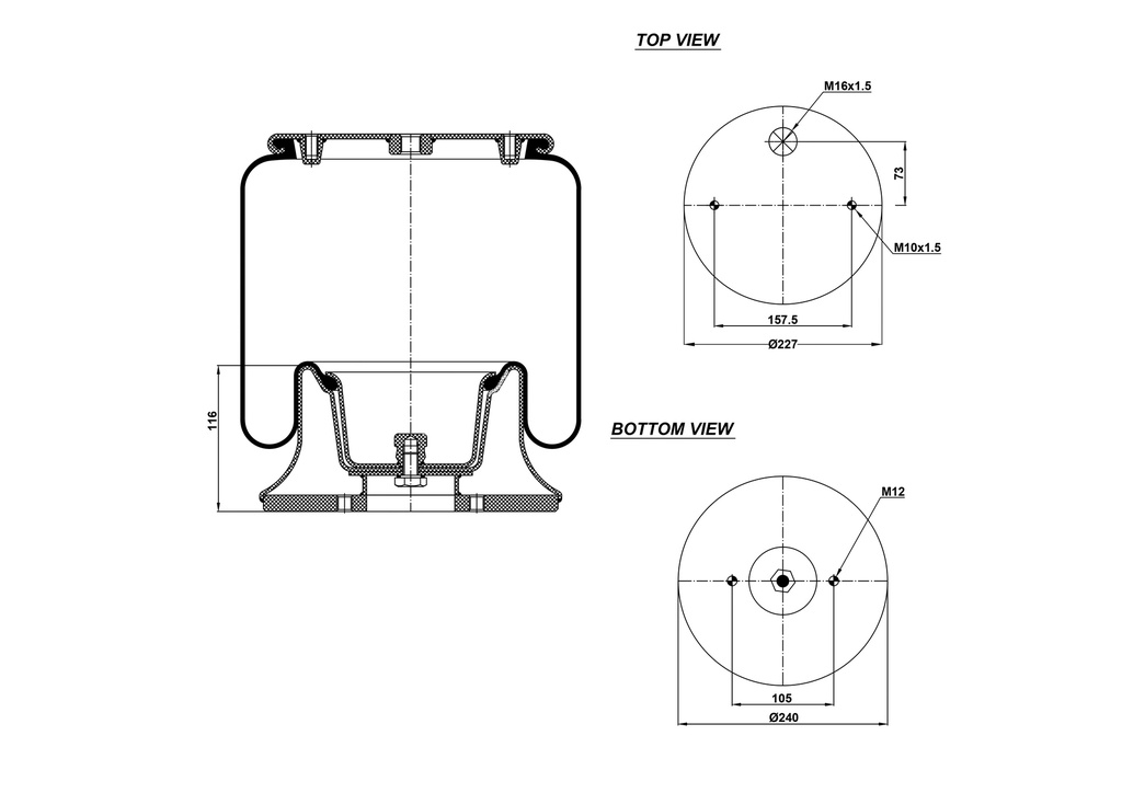 926251 C COUSSIN D'AIR PISTON ACIER