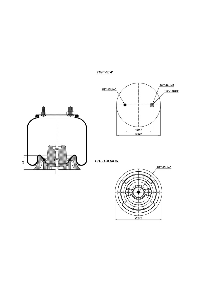 928204  CPP Air Spring Plastic Piston