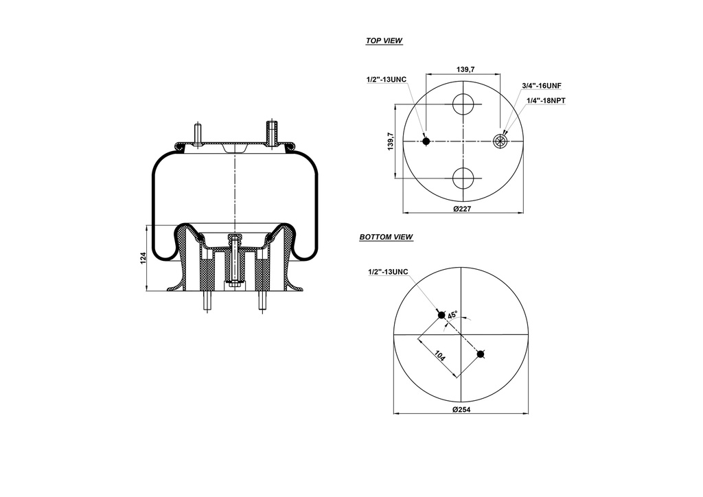 929213 CPP Air Spring Plastic Piston