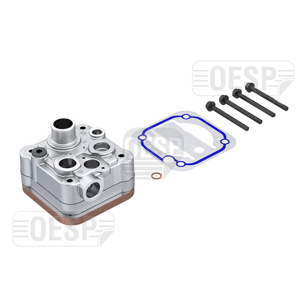 CULATA CON KIT DE PLACA, COMPRESOR