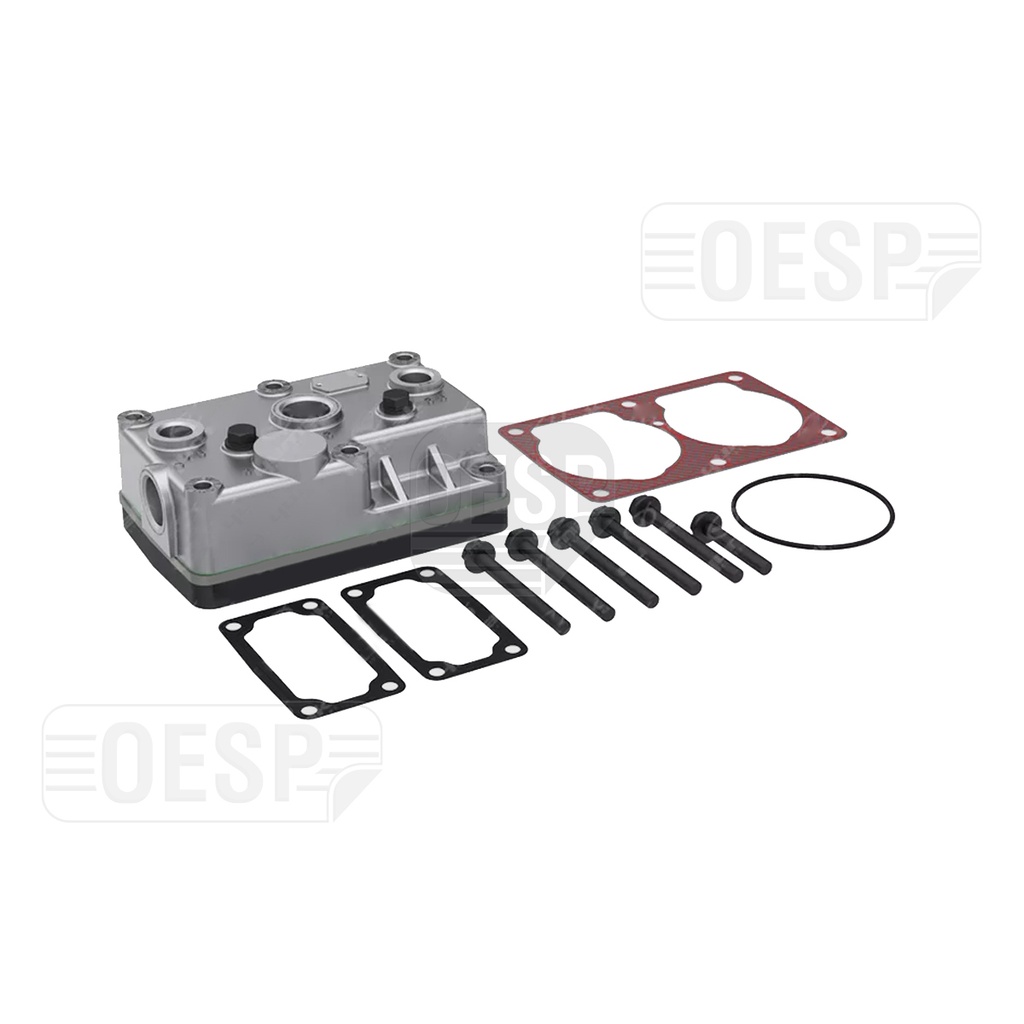 CYLINDER HEAD WITH PLATE KIT, COMPRESSOR