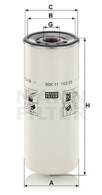 [MNN_WDK11102/28] BRANDSTOFFILTER