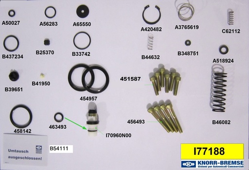[KNR_I77188] LOAD SENSING KLEP REPARATIESET MAN