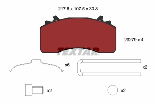 [TEX_2927901] BRAKE PAD SET MAN