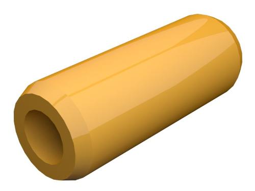 [CTP_6I1055] 12.72MM STRAIGHT HOLLOW DOWEL ПАЛЕЦ