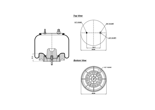 [9233372.P/2] 928729 CPP Air Spring Plastic Piston