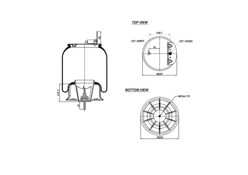 [9233377.P/2] 928829 CPP COUSSIN D'AIR PISTON PLASTIQUE