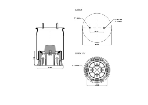 [9233511.P/2] 929141 CPP COUSSIN D'AIR PISTON PLASTIQUE (9141 CPP)