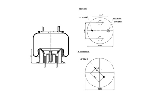 [9233312.P/2] 929213 CPP Air Spring Plastic Piston