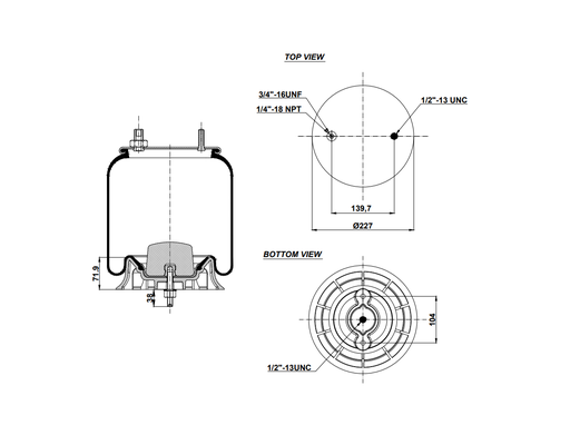 [9233407.P/2] 929307 CPP COUSSIN D'AIR PISTON PLASTIQUE