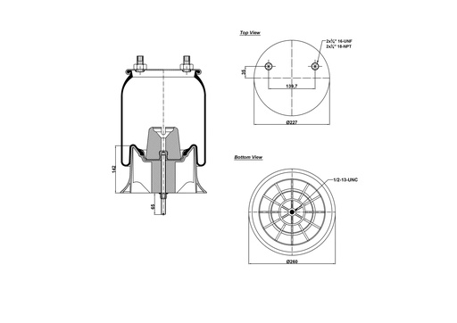 [9233462.P/2] 929978 CPP COUSSIN D'AIR PISTON PLASTIQUE