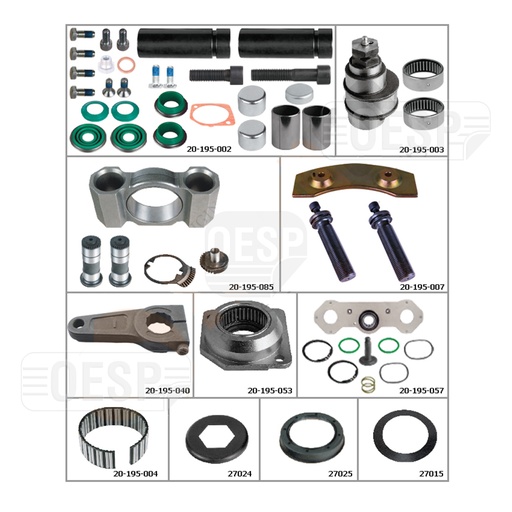 [0422252] MERITOR يسار كليبر فرامل طقم