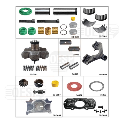 [0423212] MAN TGS LEFT CALIPER KIT