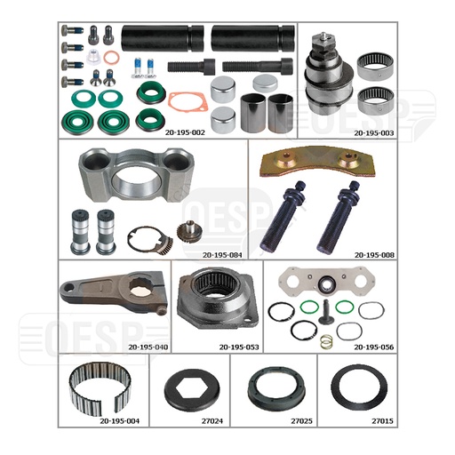 [0422242] MERITOR يمين كليبر فرامل طقم