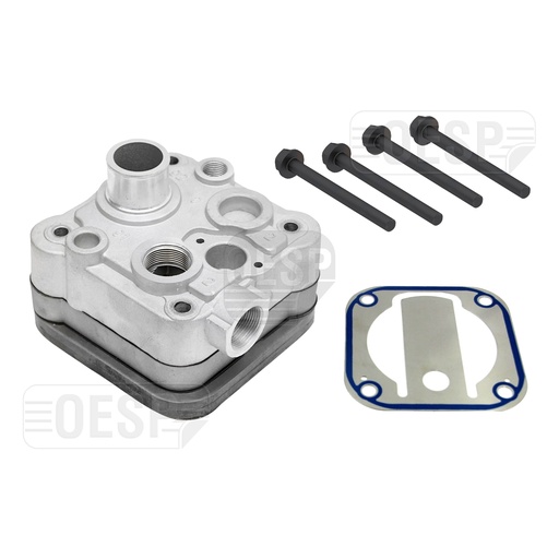 [2500250 00] CILINDERKOP MET PLAATSET, COMPRESSOR