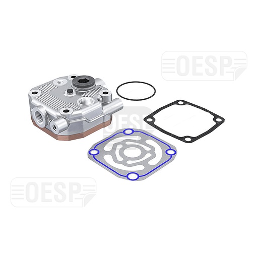[1700150 00] CILINDERKOP MET PLAATSET, COMPRESSOR