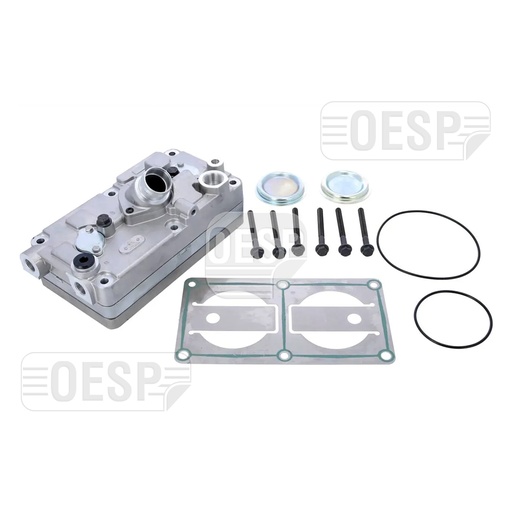 [1708050 00] CYLINDER HEAD WITH PLATE KIT, COMPRESSOR