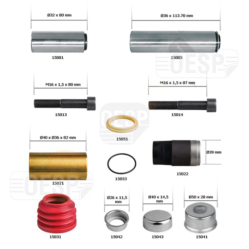 [0421403] GUIDES & SEALS إصلاح KITS