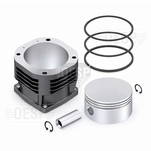 [1400140 00] LUCHTCOMPRESSOR CILINDERVOERING&ZUIGER SET