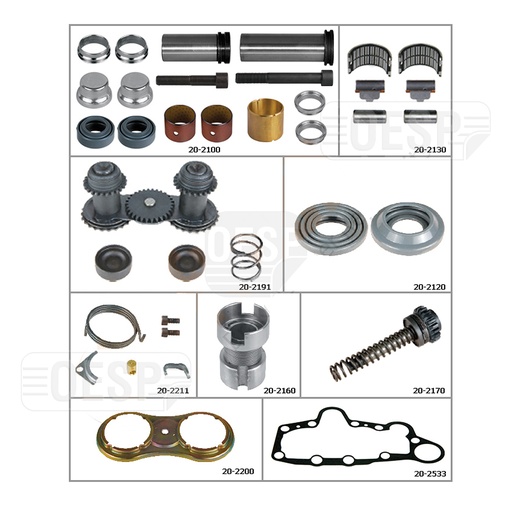 [0422180] MAN GAUCHE KIT DE RÉPARATION NOUVEAU MODÈLE