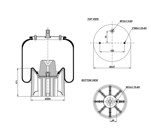 [9233275.01.P/2] 926318-01 CPP Air Spring Plastic Piston