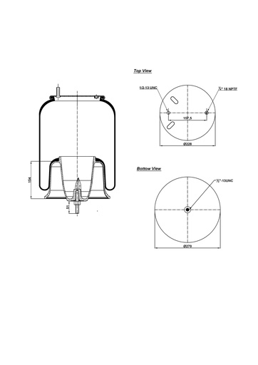 [9233504.A/2] 929759 AIR SPRING WITH ALUM.PISTON